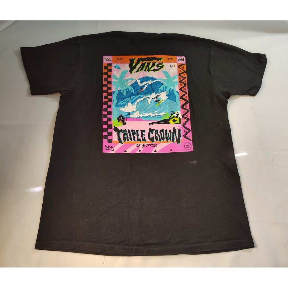 Vans Triple Crown of Surfing 2022 North Shore Hawaii Graphic Surf Tee Men's Med